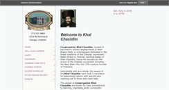 Desktop Screenshot of khalchasidim.org