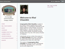 Tablet Screenshot of khalchasidim.org
